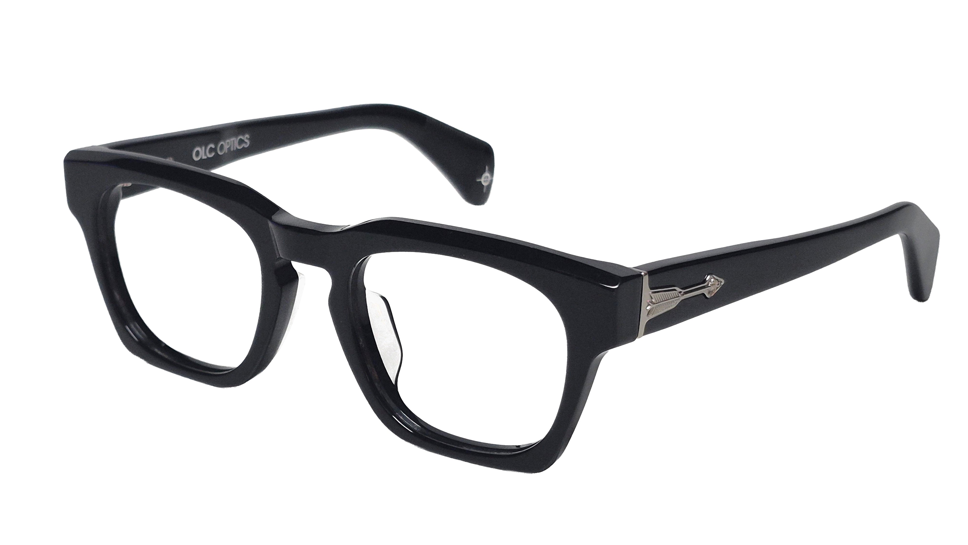 Bond eyeglasses in Black - side view