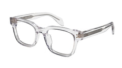Bowery eyeglasses in Crystal - side view