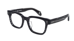 Bowery eyeglasses in Striped Grey - side view