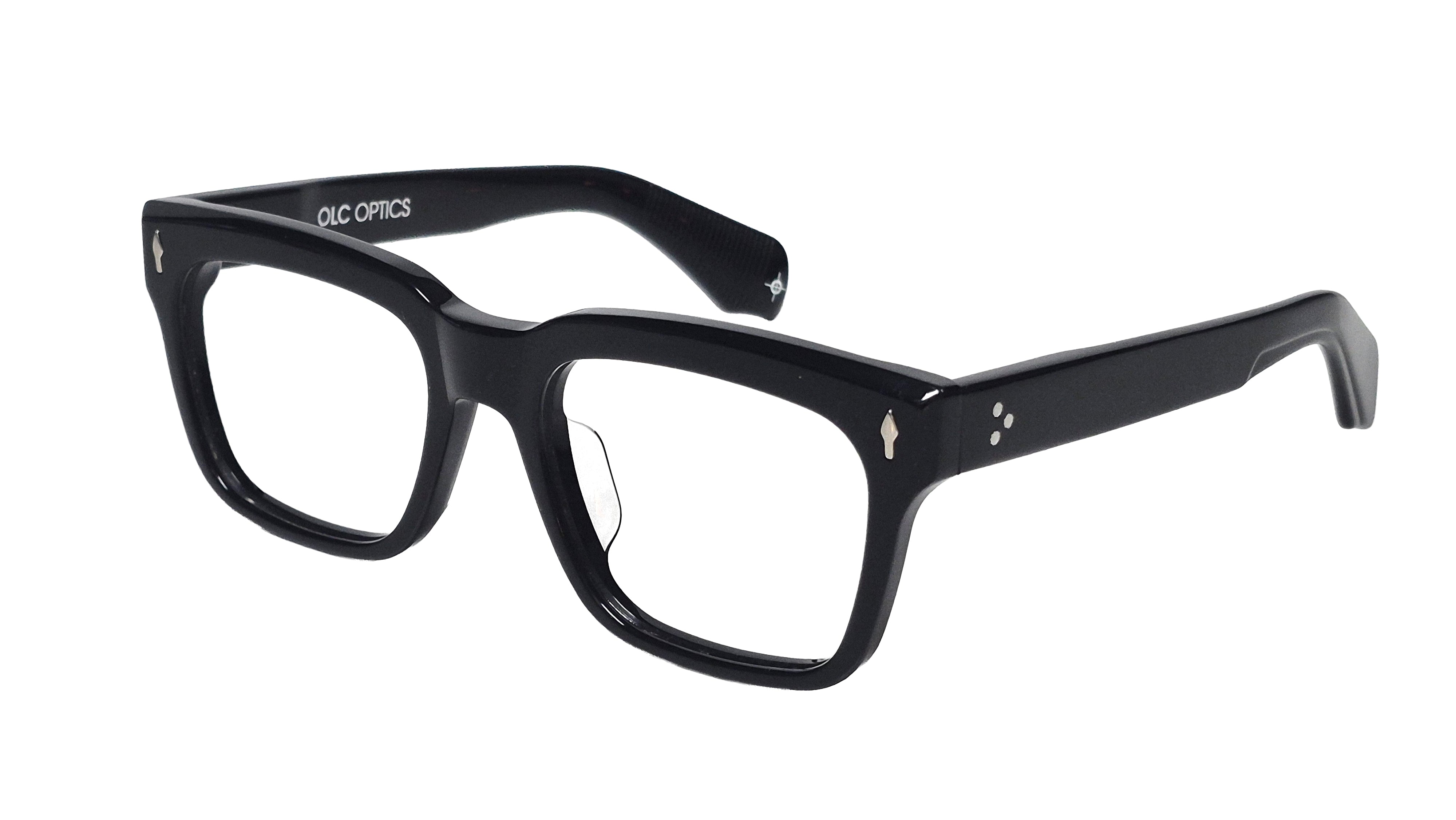 Lafayette eyeglasses in Black - side view