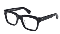 Lafayette eyeglasses in Black/Tortoise - side view