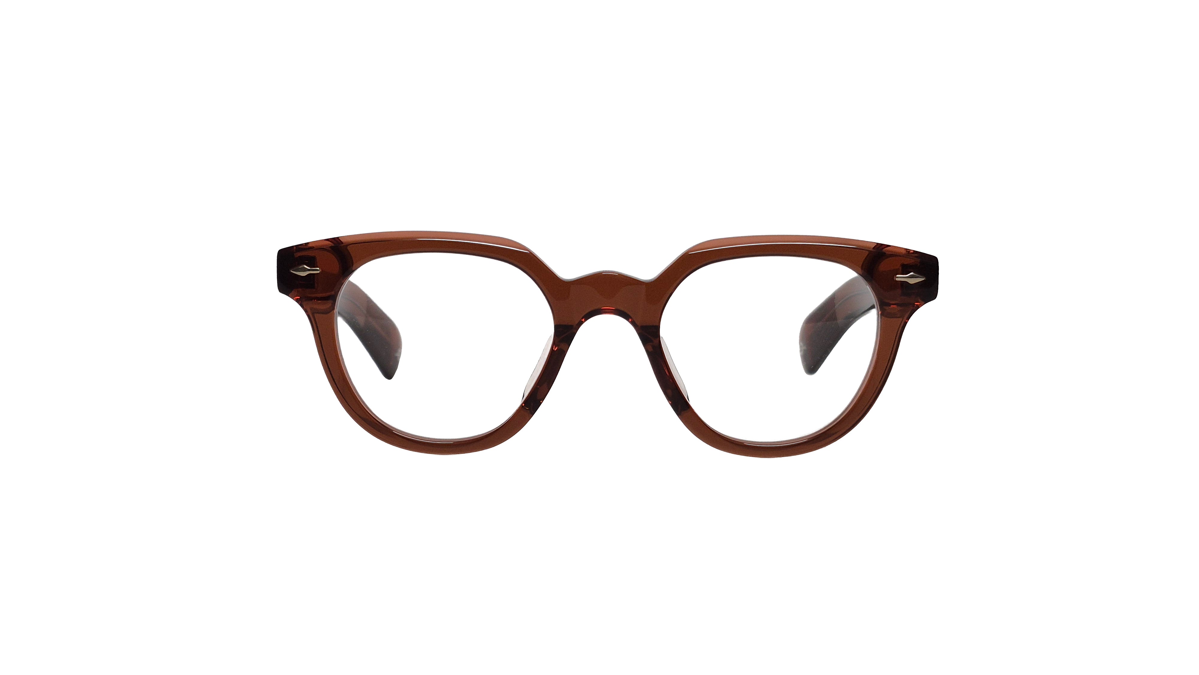 Mercer eyeglasses in Brown Crystal - front view