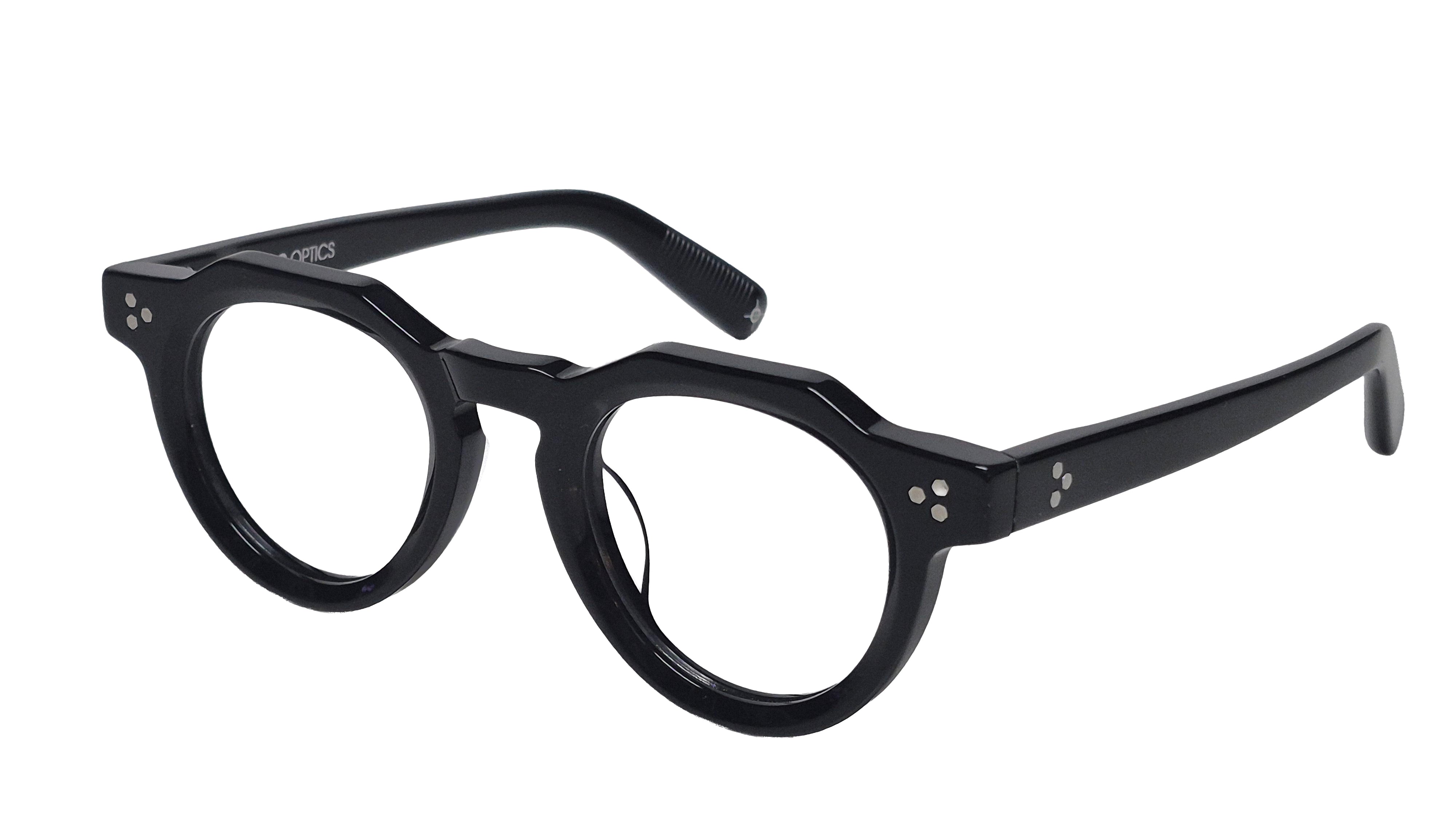 Sullivan eyeglasses in Black - side view