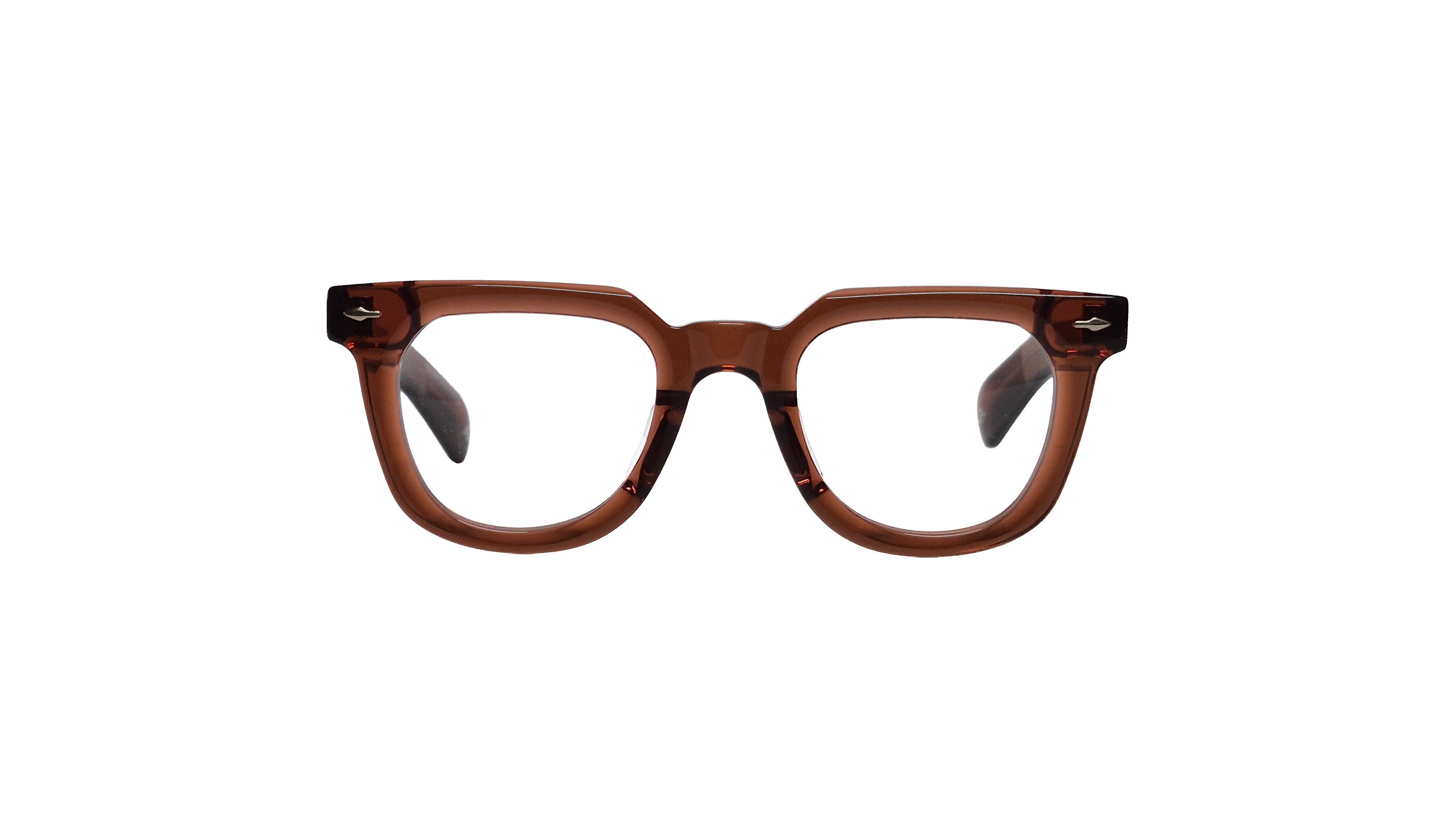Waverly eyeglasses in Brown Crystal - front view